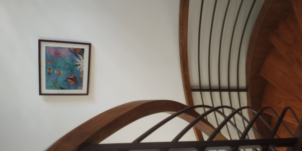 Suma Rajeev Residence Staircase design